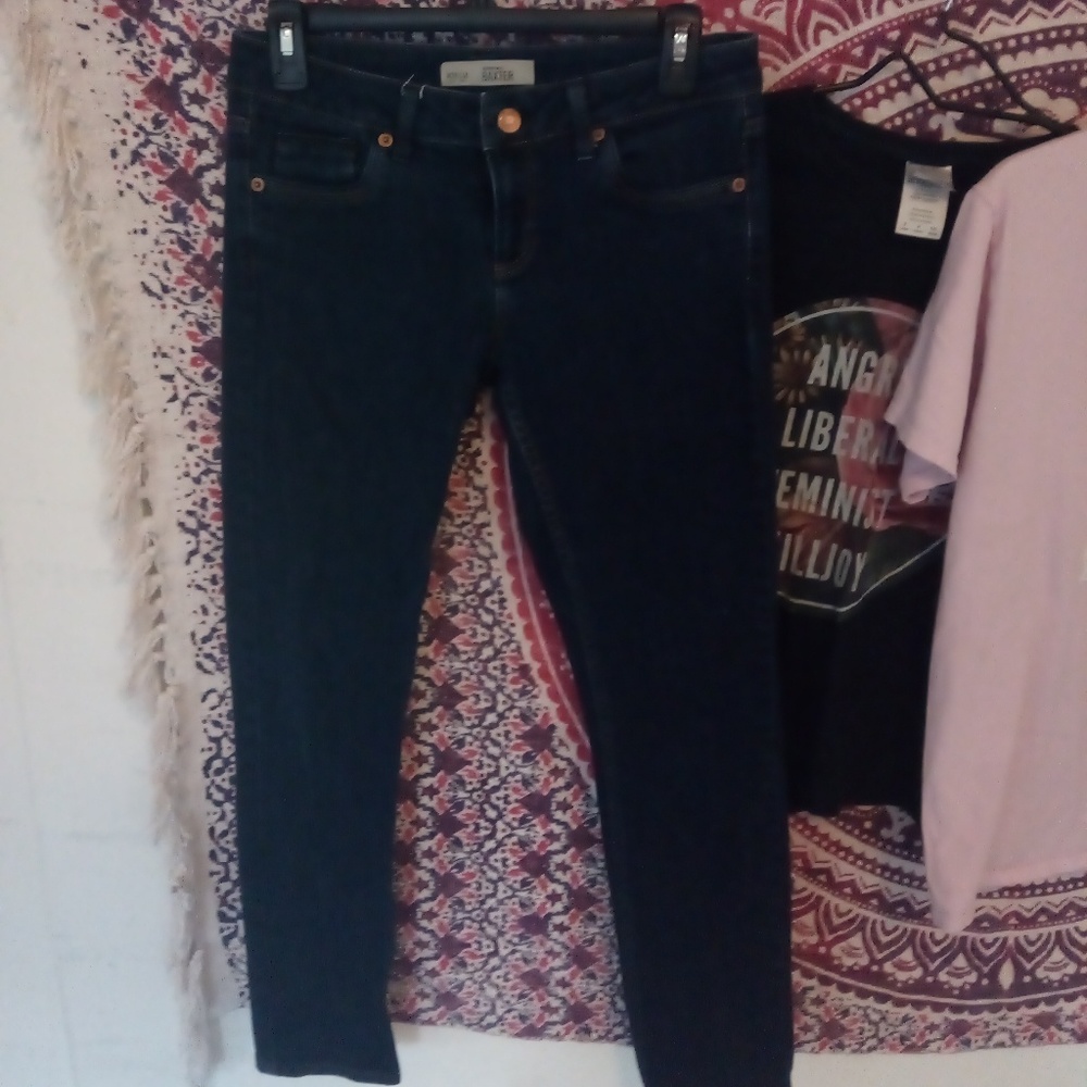 TopShop Baxter Moto skinny jeans 💘